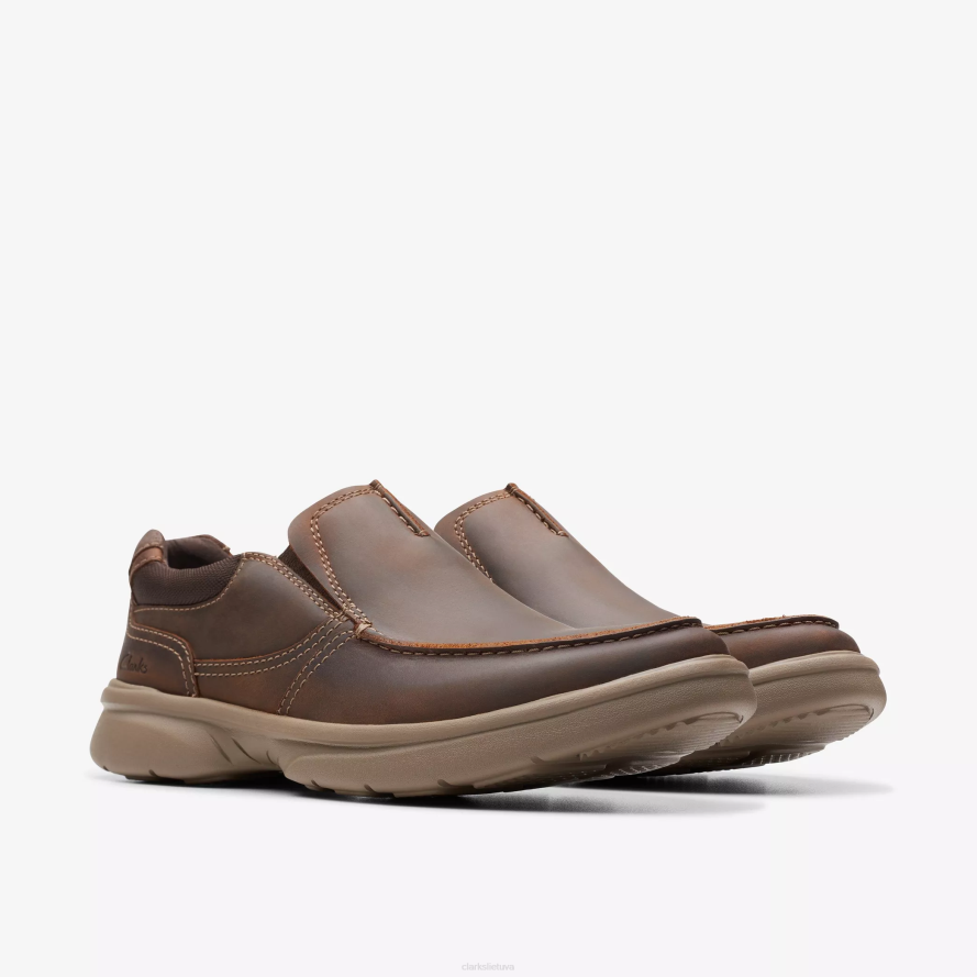 Clarks Bradley laisvas H2XV707 bičių vaško oda