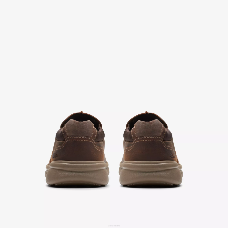 Clarks Bradley laisvas H2XV707 bičių vaško oda