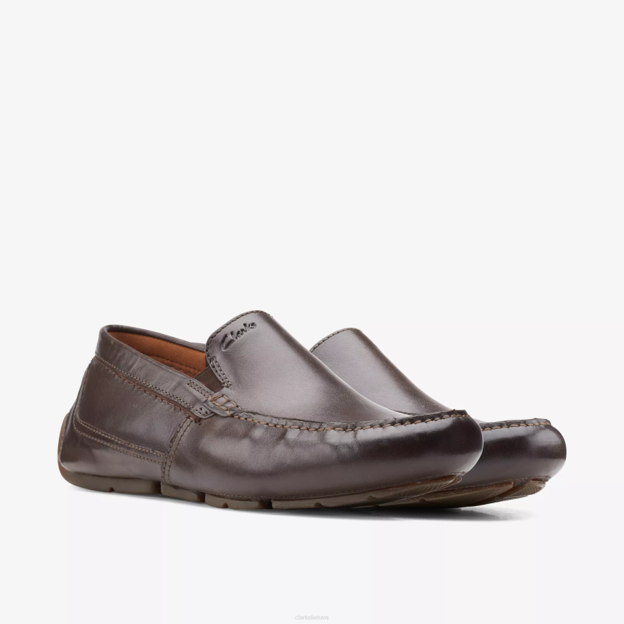 Clarks Markmano lyguma H2XV753 tamsiai rudas