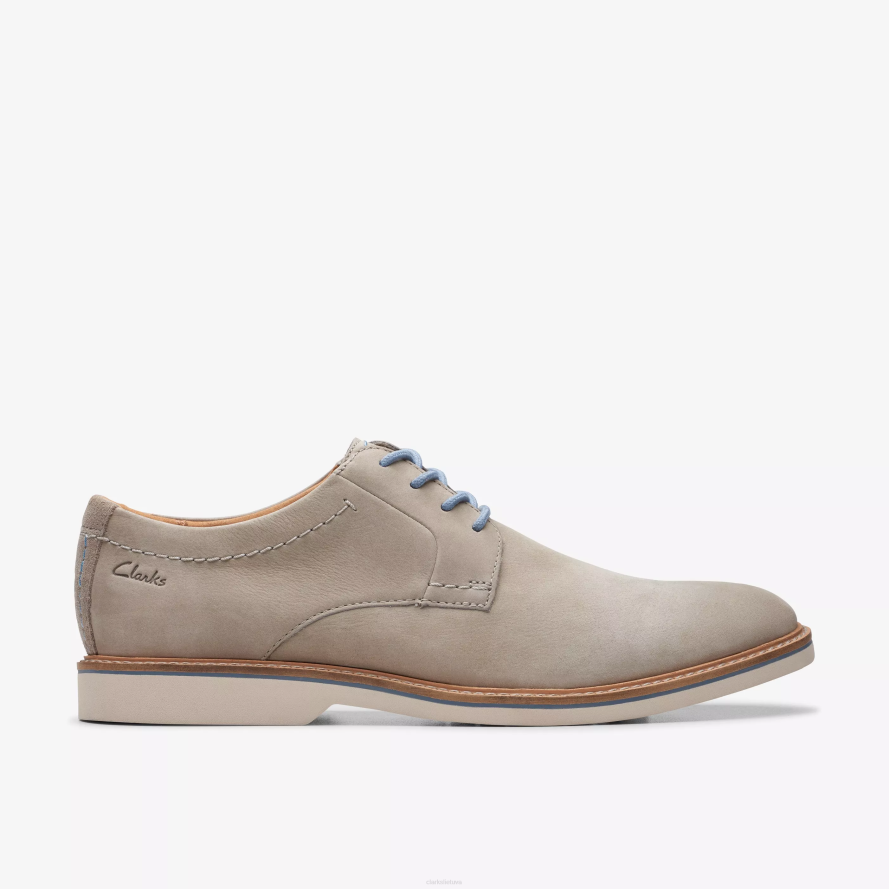 Clarks atticus lt nėriniai H2XV718 pilkas nubukas