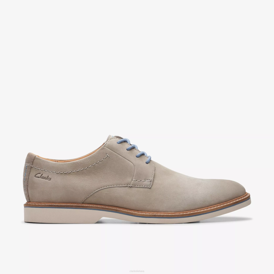 Clarks atticus lt nėriniai H2XV718 pilkas nubukas