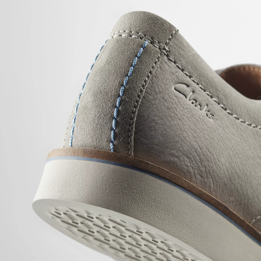 Clarks atticus lt nėriniai H2XV718 pilkas nubukas