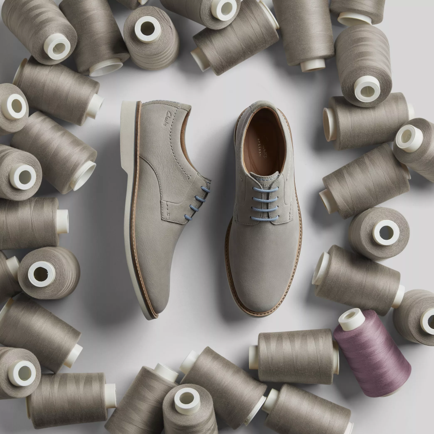 Clarks atticus lt nėriniai H2XV718 pilkas nubukas