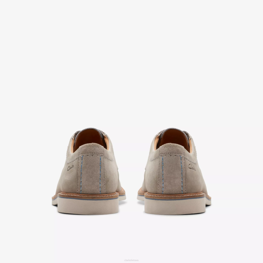 Clarks atticus lt nėriniai H2XV718 pilkas nubukas