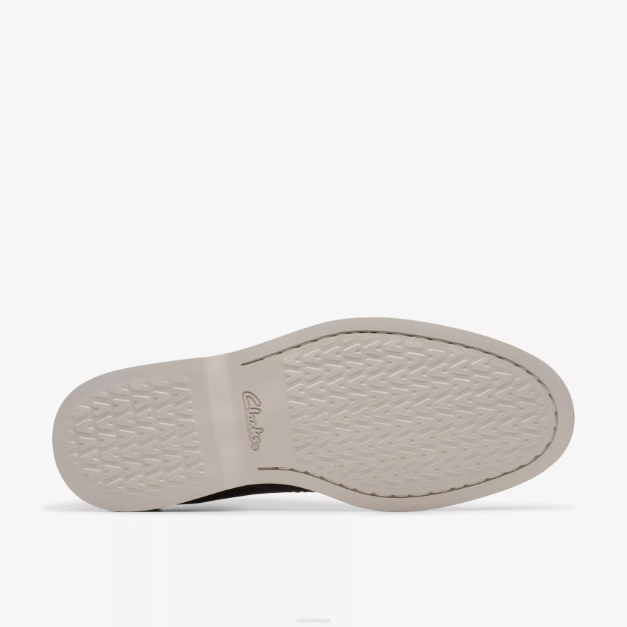 Clarks atticus lt sveiki H2XV767 tamsiai ruda oda