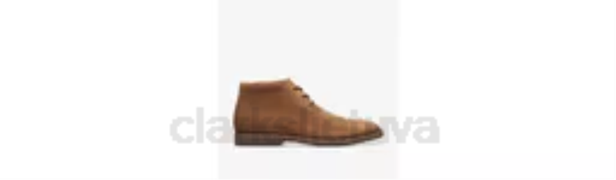 Clarks atticus lt sveiki H2XV767 tamsiai ruda oda