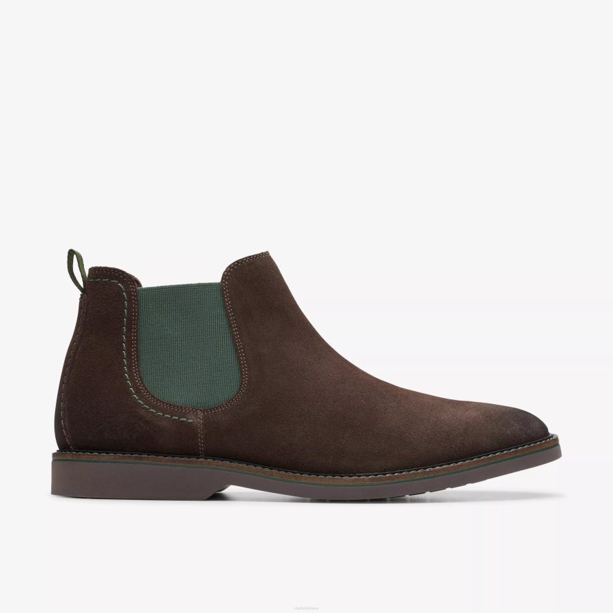 Clarks atticus lt viršus H2XV765 tamsiai ruda zomša