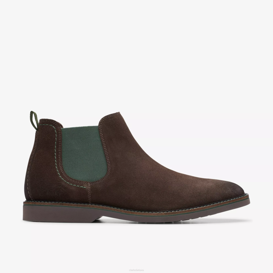 Clarks atticus lt viršus H2XV765 tamsiai ruda zomša