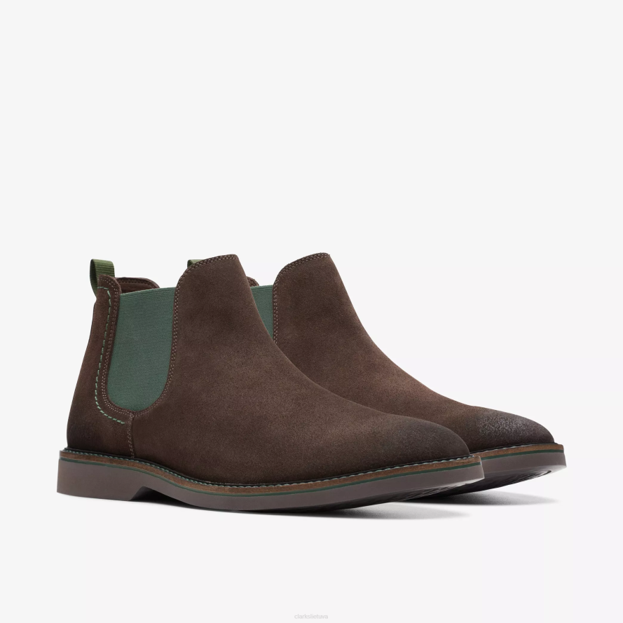 Clarks atticus lt viršus H2XV765 tamsiai ruda zomša