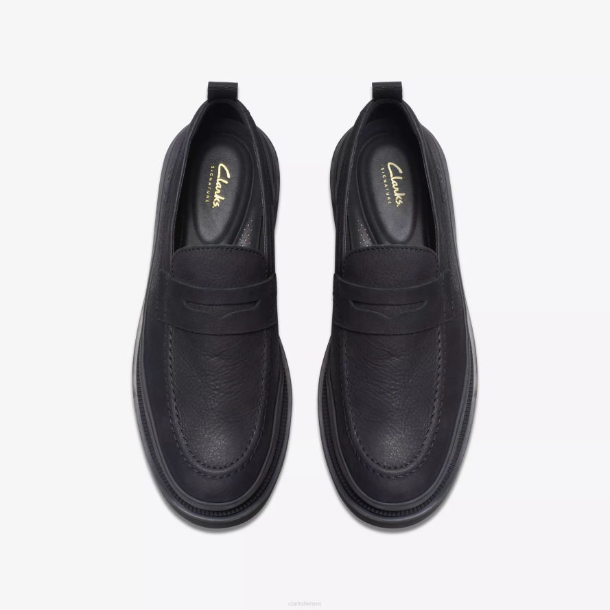 Clarks badell žingsnis H2XV724 juodas nubukas