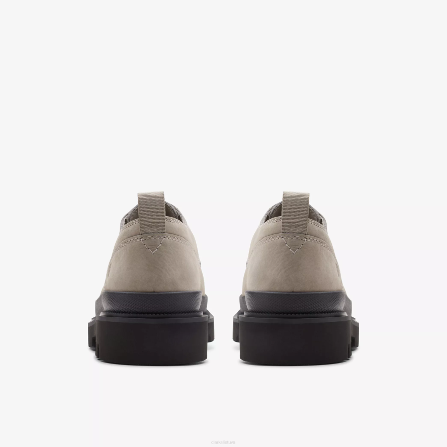 Clarks badell nėriniai H2XV704 pilkas nubukas
