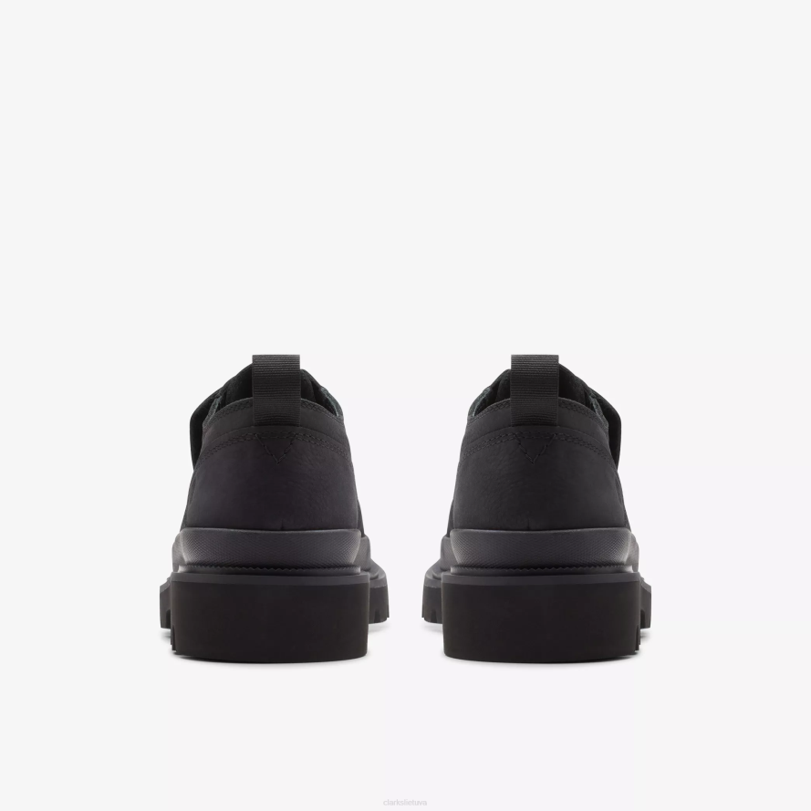 Clarks badell nėriniai H2XV705 juodas nubukas