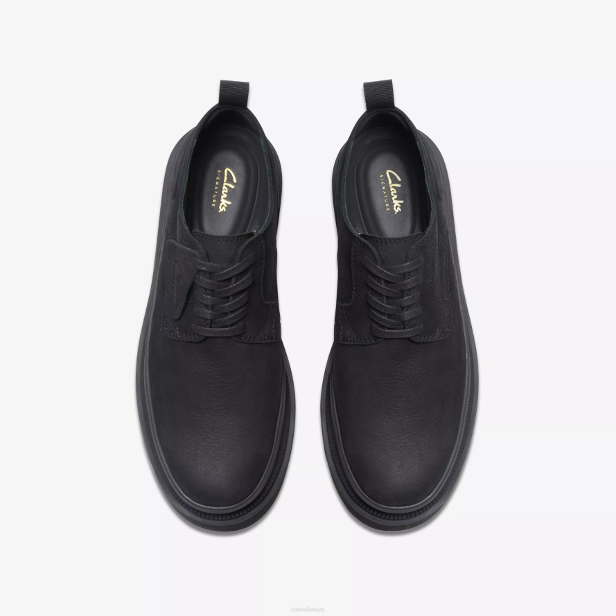 Clarks badell nėriniai H2XV705 juodas nubukas