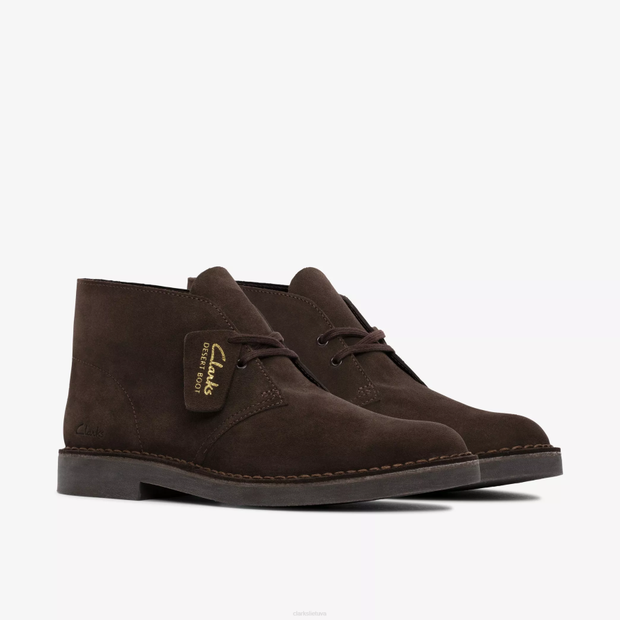 Clarks dykumos batas evo H2XV751 tamsiai ruda zomša