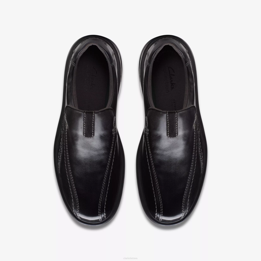 Clarks geslerio žingsnis H2XV743 juoda oda