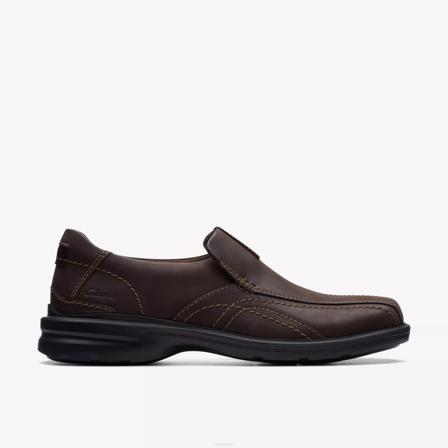 Clarks geslerio žingsnis H2XV744 tamsiai ruda oda