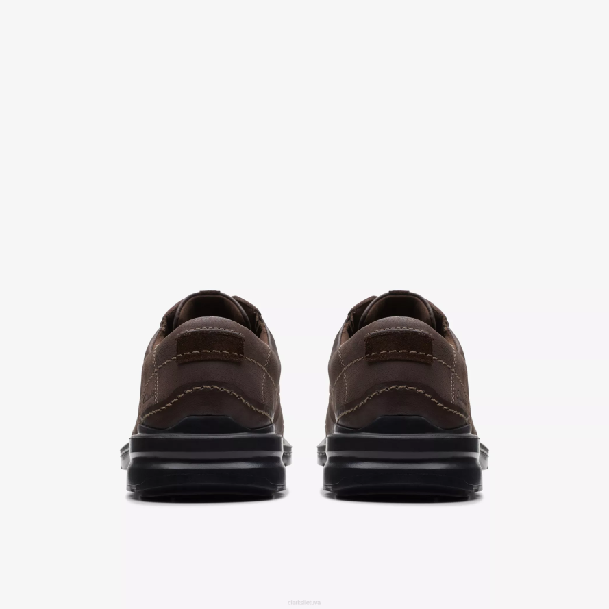 Clarks geslerio nėriniai H2XV746 tamsiai ruda oda