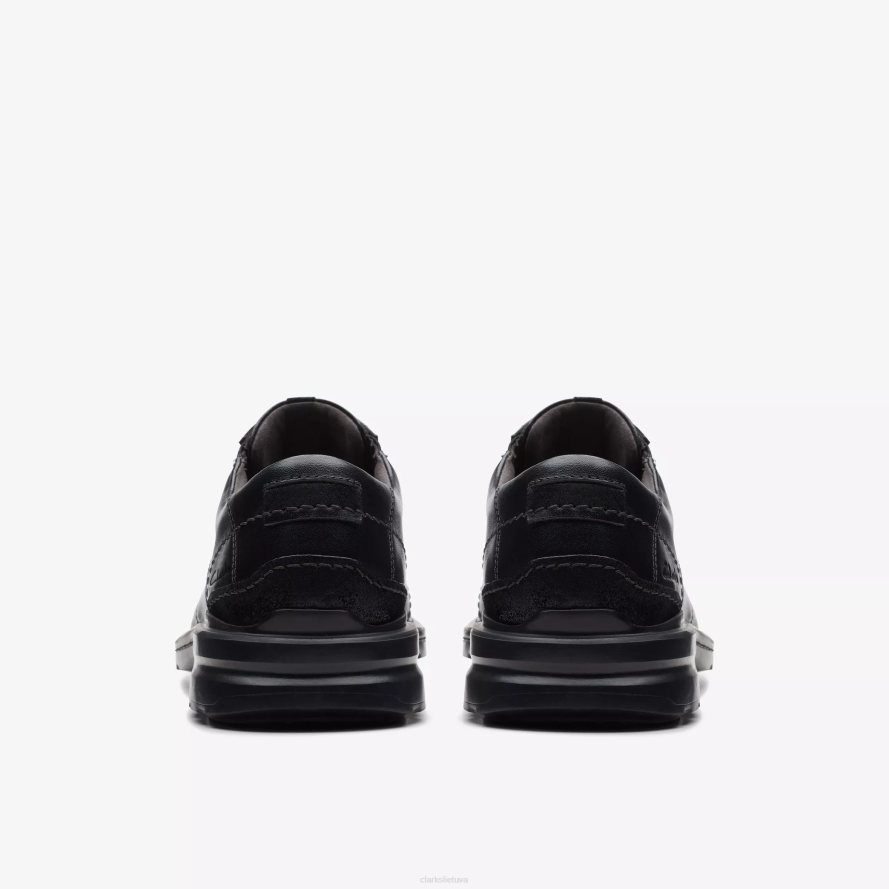 Clarks geslerio nėriniai H2XV747 juoda oda