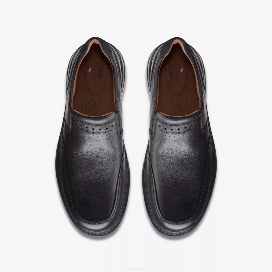 Clarks žiaurus žingsnis H2XV761 juoda oda