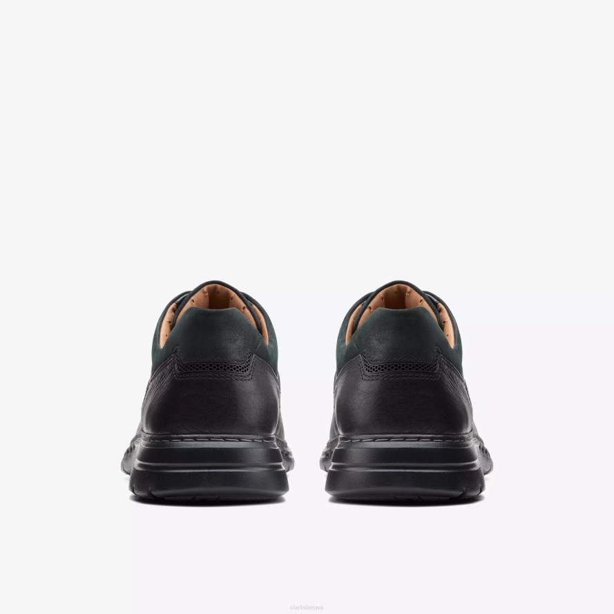Clarks ir brawley nėriniai H2XV760 juoda oda