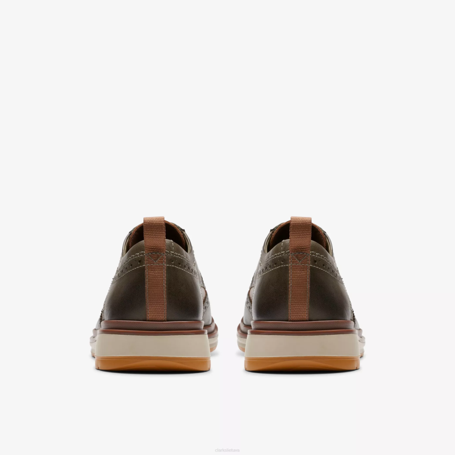 Clarks kantrijos sparnas H2XV717 tamsiai alyvuogių derinys