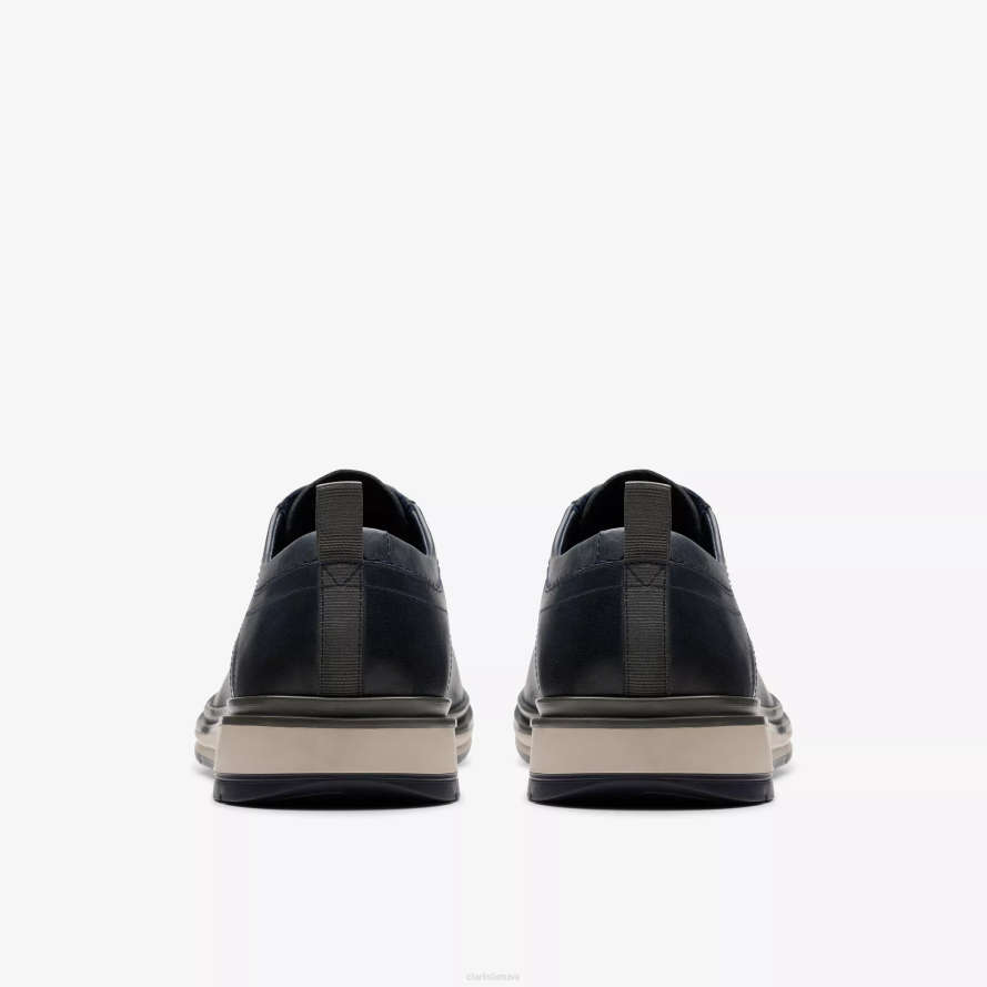 Clarks kantry lo H2XV699 tamsiai mėlyna oda