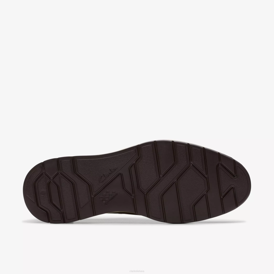 Clarks kantry lo H2XV700 tamsiai rudos spalvos oda