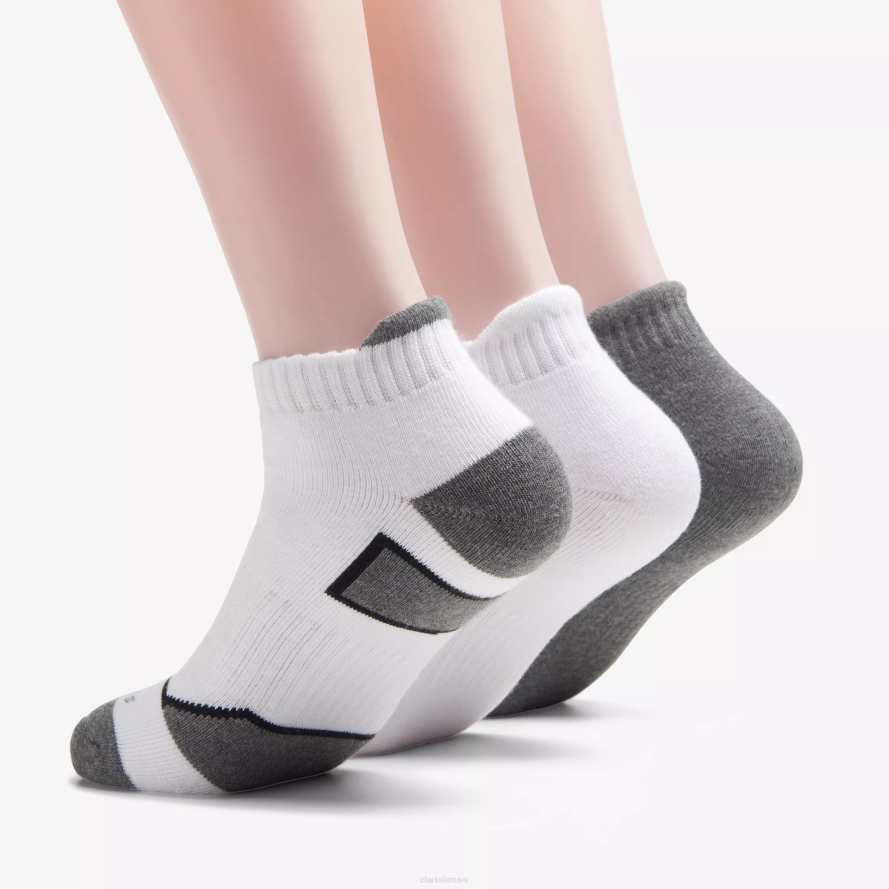 Clarks 3 pakuotės atletiškas be pasirodymo H2XV958 daugiaspalvis