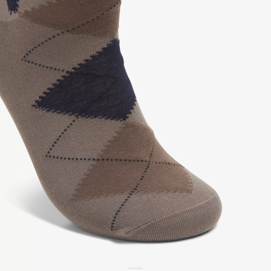 Clarks vyrų argyle H2XV952 taupe
