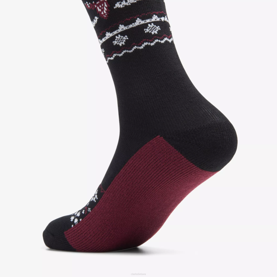 Clarks vyrų žiemos įgula H2XV964 bordo