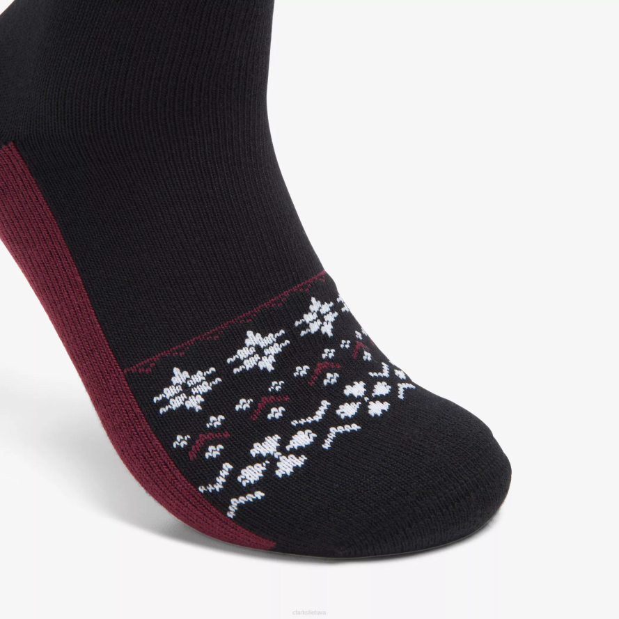 Clarks vyrų žiemos įgula H2XV964 bordo