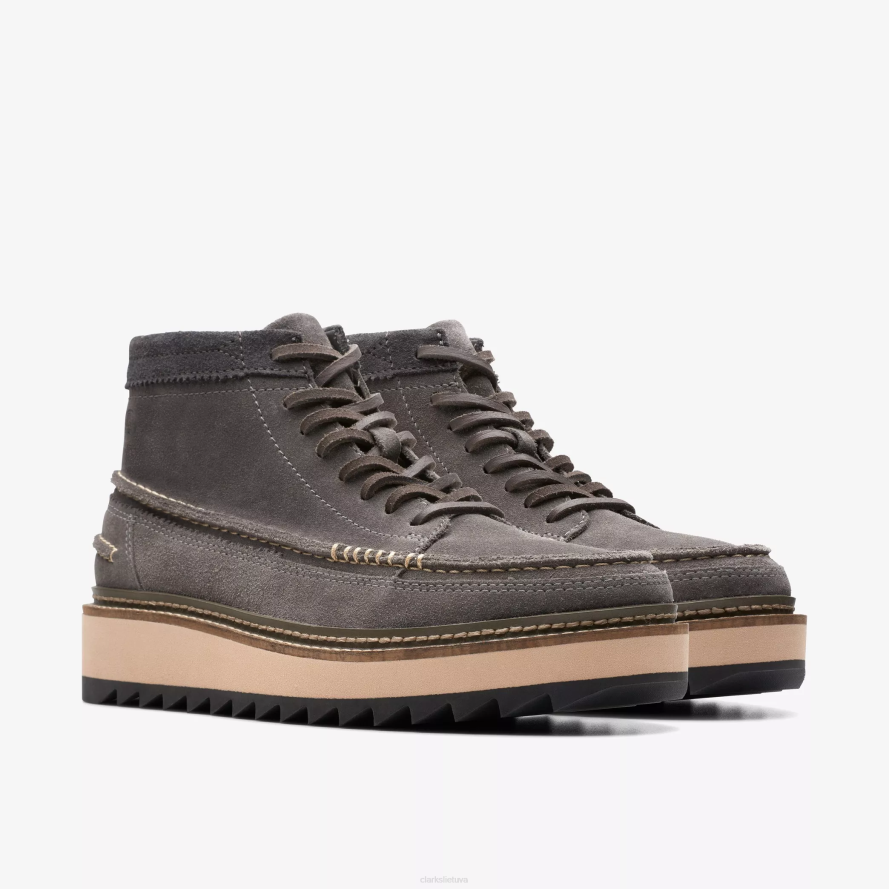 Clarks Clarkhill vidurys H2XV920 tamsiai pilka zomša