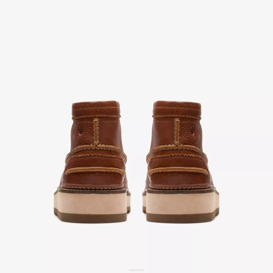 Clarks Clarkhill vidurys H2XV921 tamsiai rudos spalvos oda