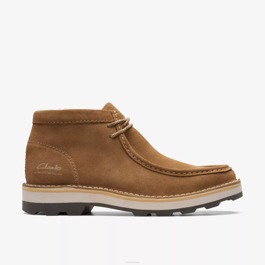 Clarks Corston wally atsparus vandeniui H2XV924 šiltas tamsus smėlis