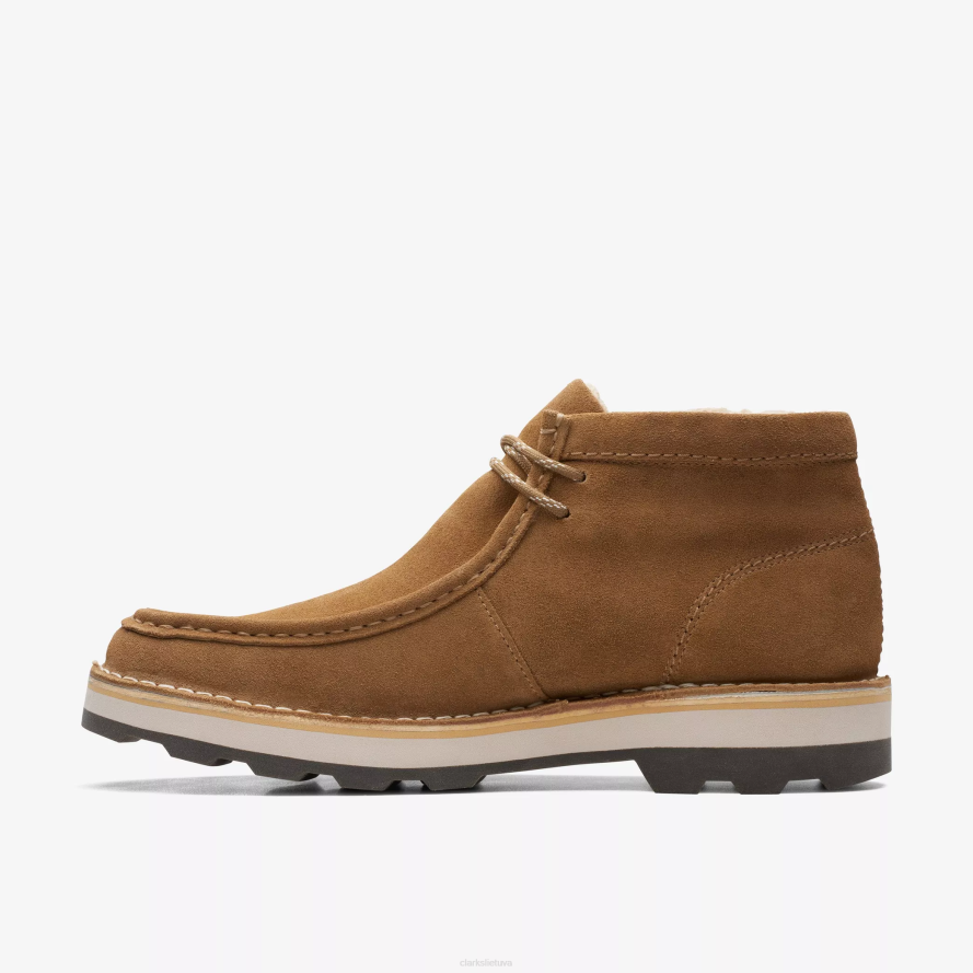 Clarks Corston wally atsparus vandeniui H2XV924 šiltas tamsus smėlis