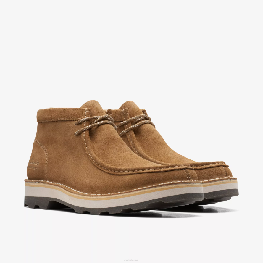Clarks Corston wally atsparus vandeniui H2XV924 šiltas tamsus smėlis