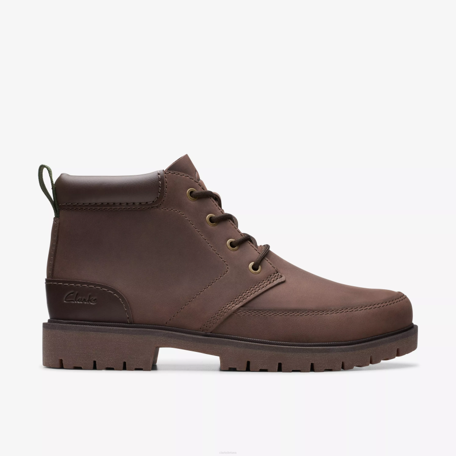 Clarks Rossdale vidurys H2XV903 ruda šilta oda