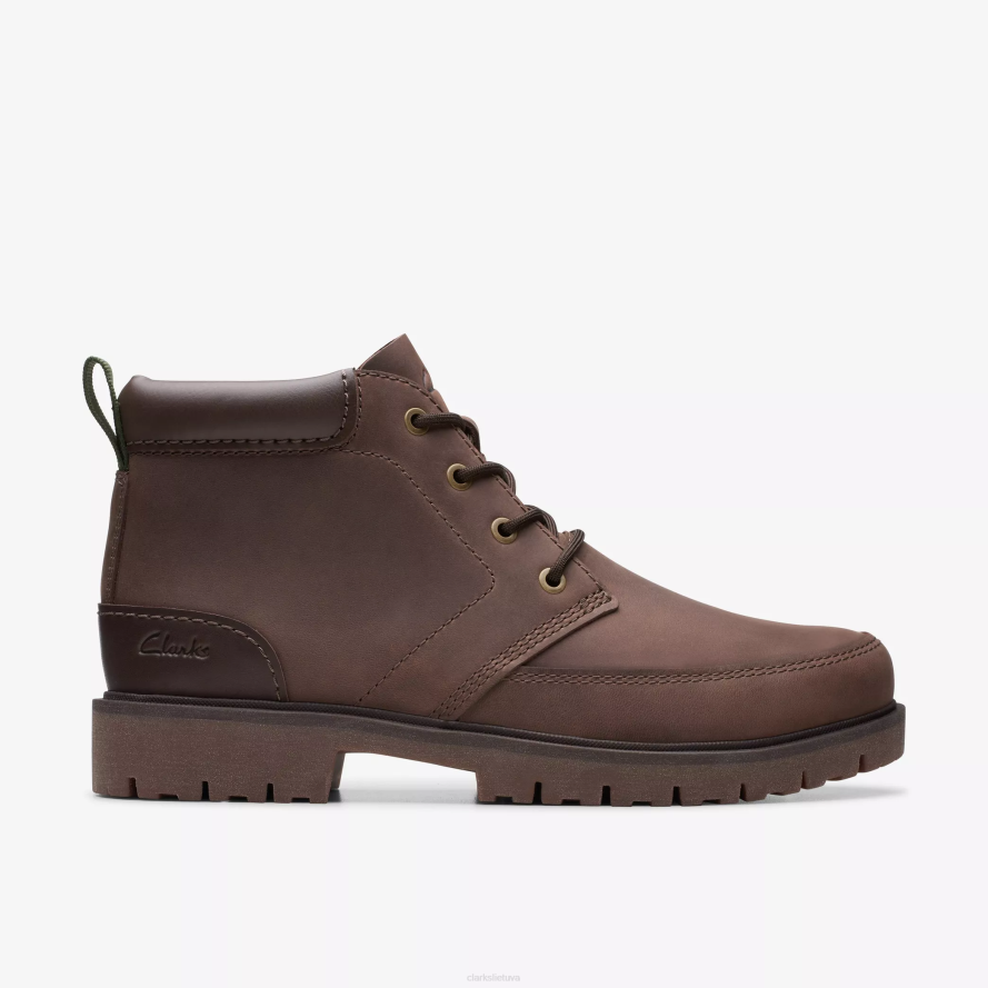 Clarks Rossdale vidurys H2XV903 ruda šilta oda