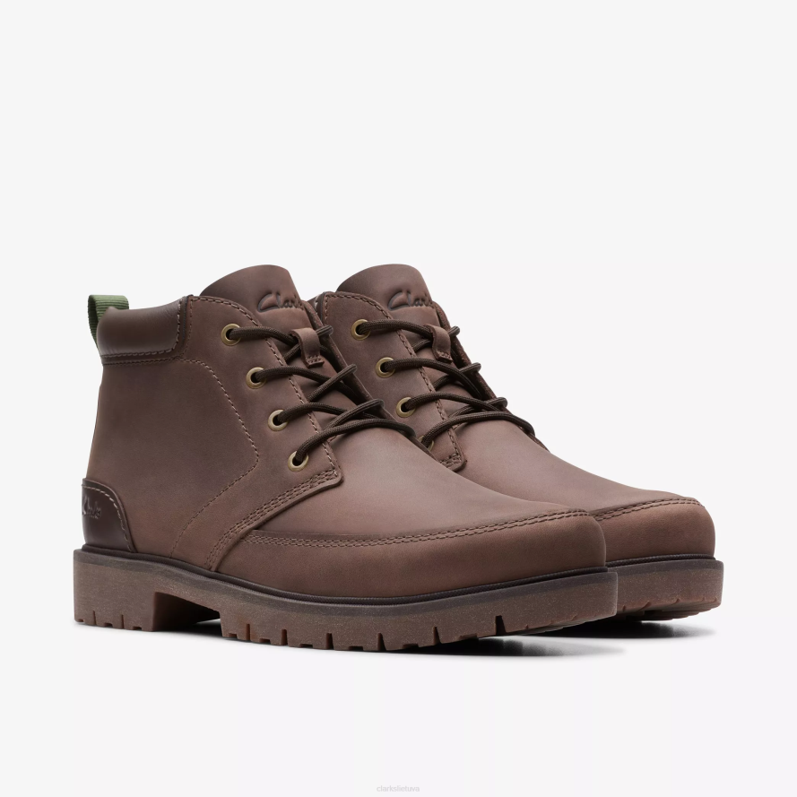 Clarks Rossdale vidurys H2XV903 ruda šilta oda
