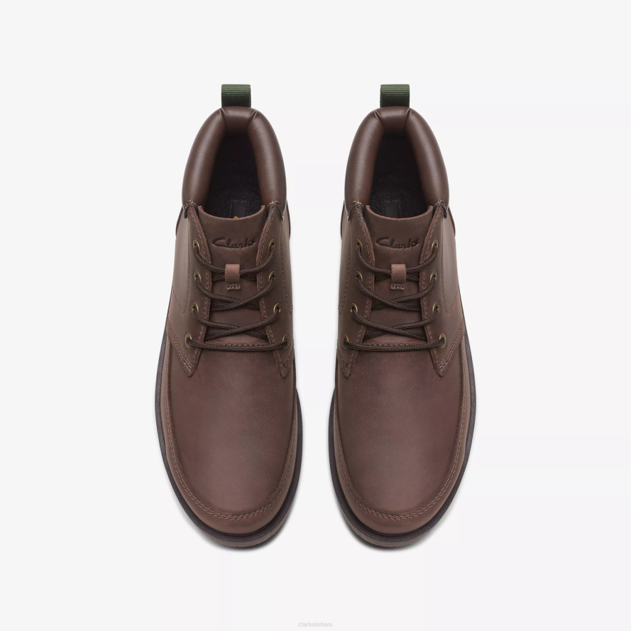 Clarks Rossdale vidurys H2XV903 ruda šilta oda