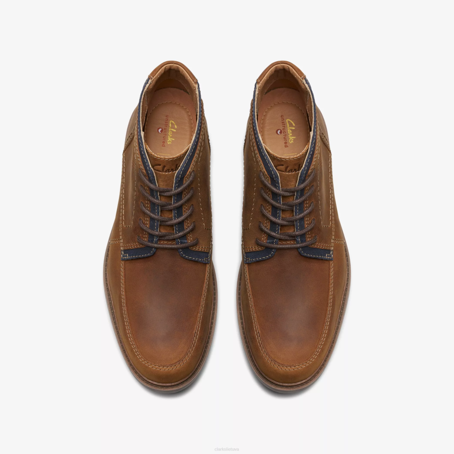 Clarks un shire hi, atsparus vandeniui H2XV913 rudos odos