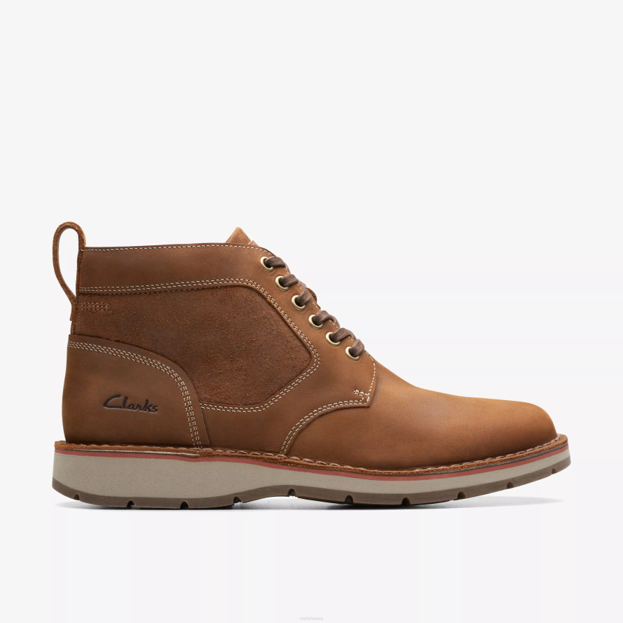 Clarks žvyro viršus H2XV915 rudos odos