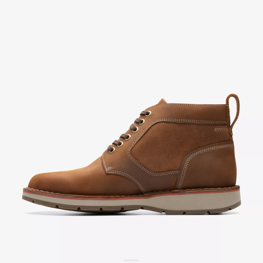 Clarks žvyro viršus H2XV915 rudos odos