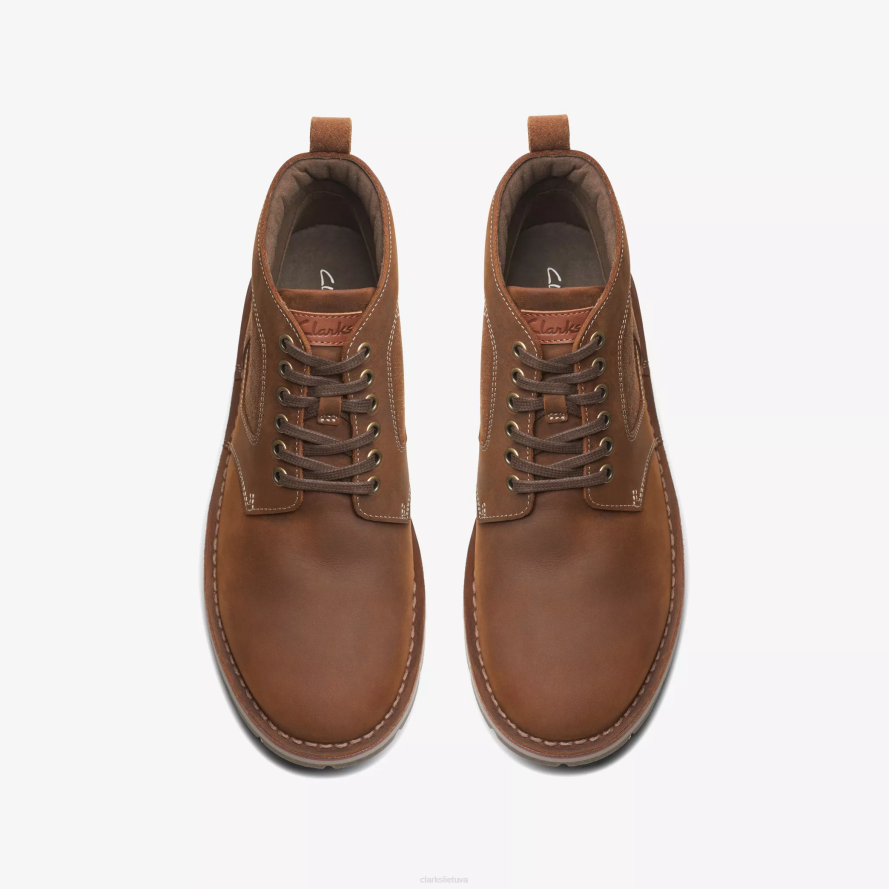 Clarks žvyro viršus H2XV915 rudos odos