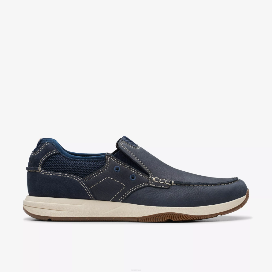 Clarks Sailview žingsnis H2XV893 jūrinis nubukas