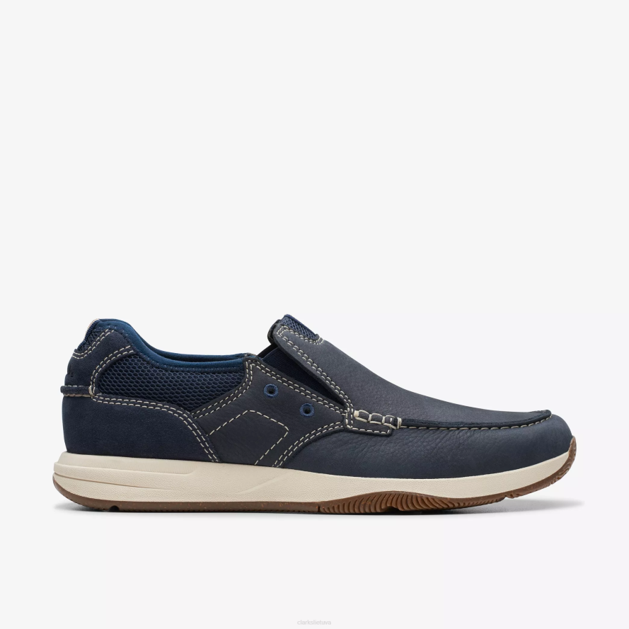 Clarks Sailview žingsnis H2XV893 jūrinis nubukas