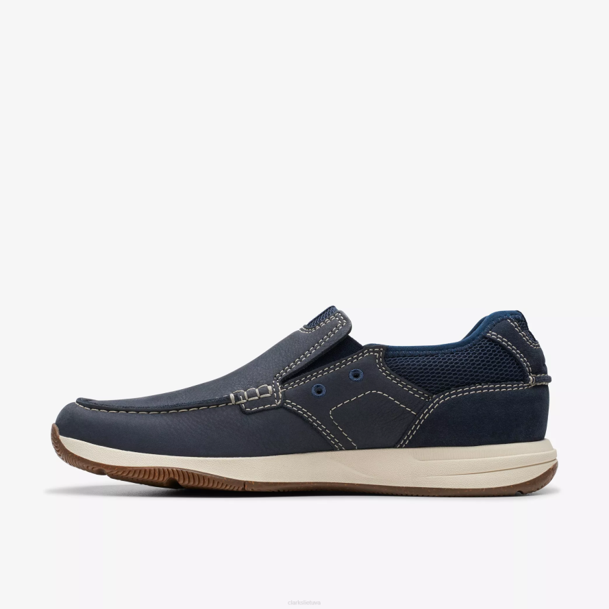 Clarks Sailview žingsnis H2XV893 jūrinis nubukas