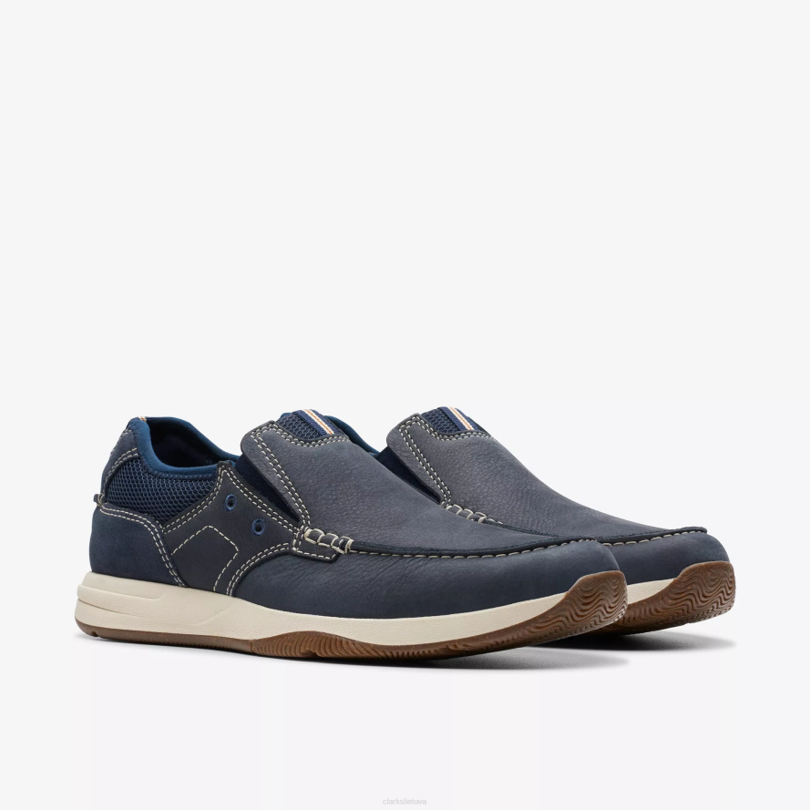 Clarks Sailview žingsnis H2XV893 jūrinis nubukas