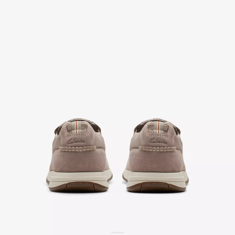 Clarks Sailview žingsnis H2XV894 šviesiai pilkas nubukas