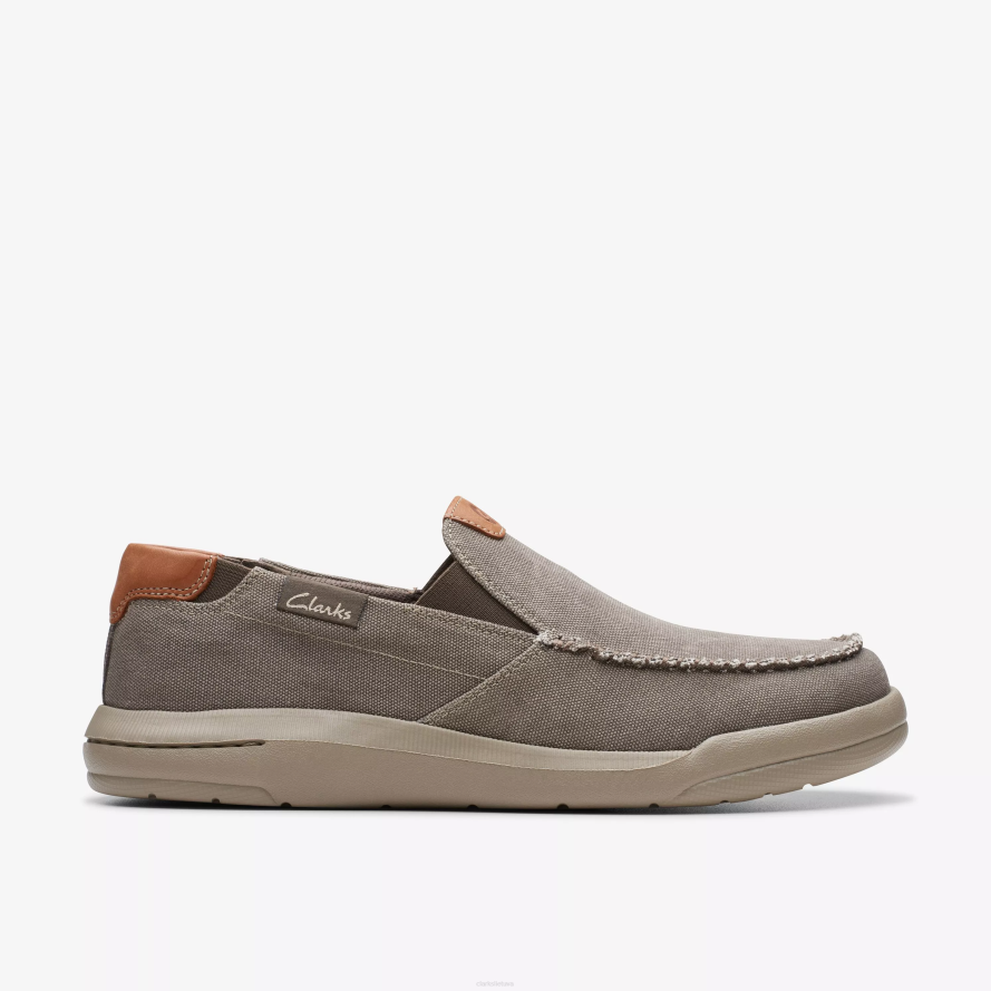 Clarks „driftlite“ žingsnis H2XV898 taupe drobė